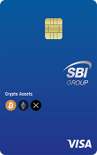 SBI VISAクリプトカード(スタンダード)の券面